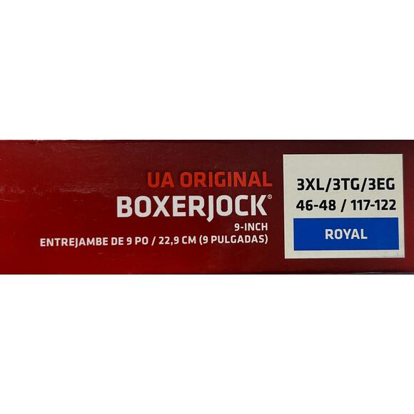 M2-71 UNDERARMOUR NWT Men's Original BoxerJock Underwear 9" Inseam Blue 3XL - Picture 7 of 7